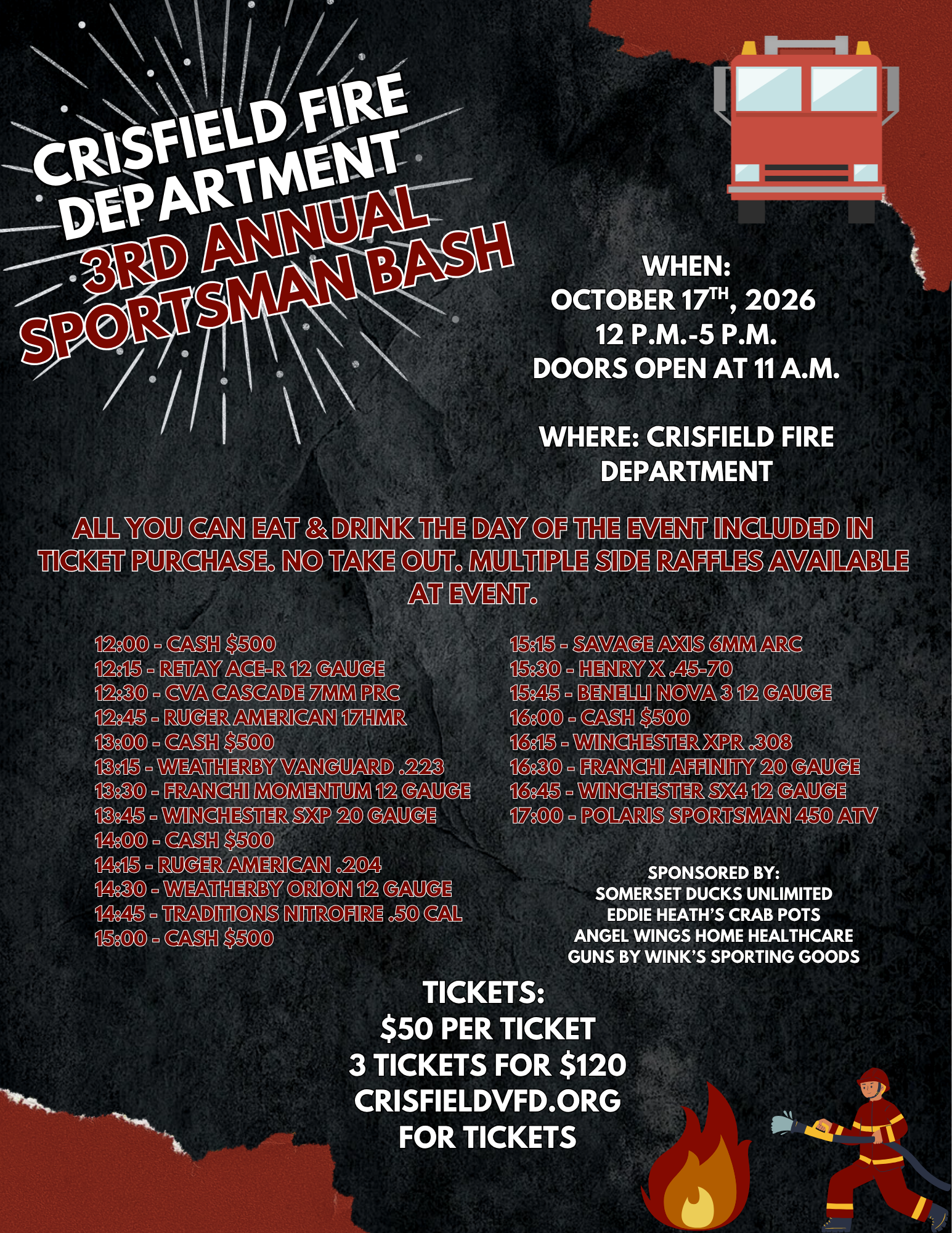 3rd Annual Sportsman Bash
