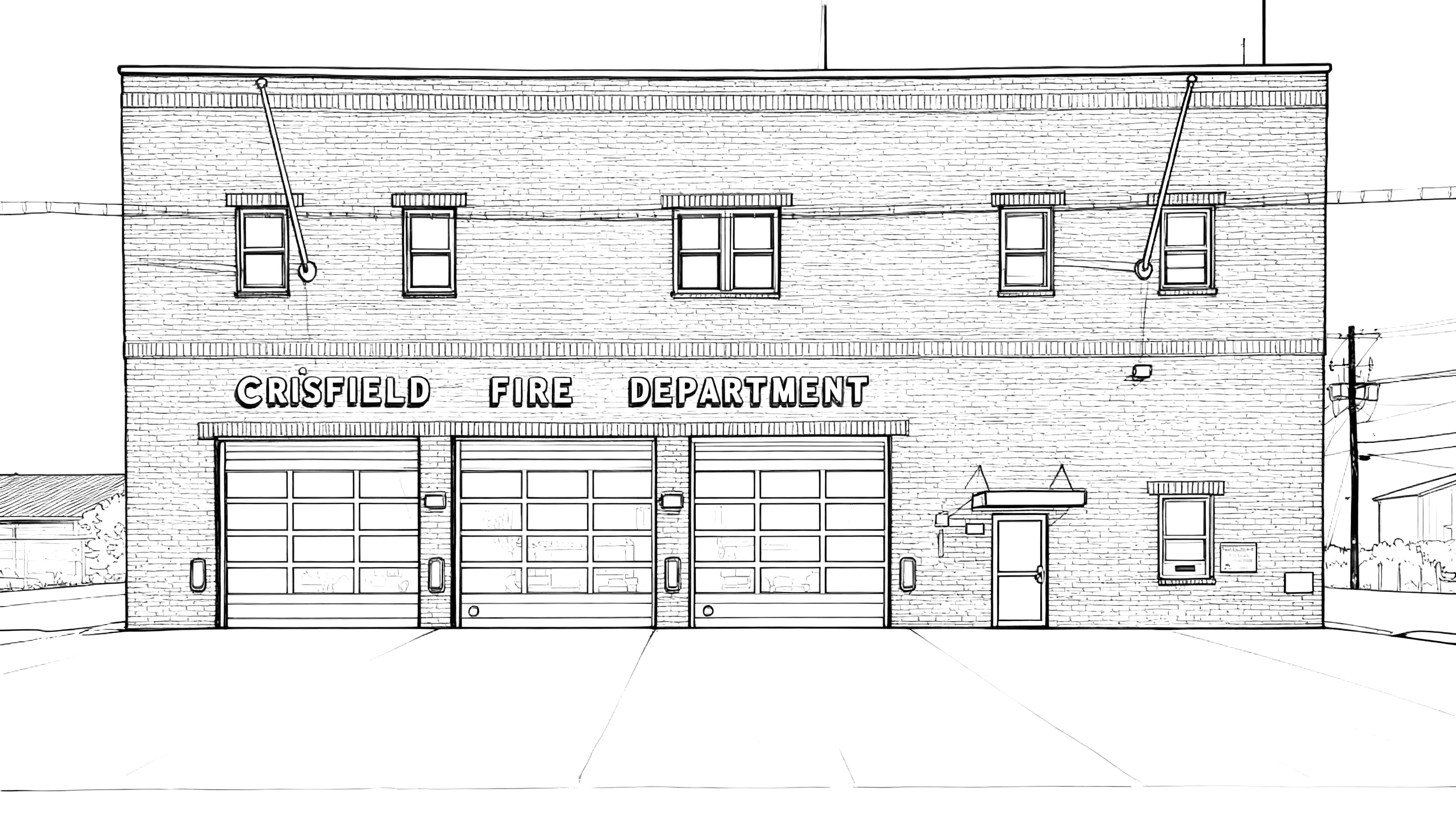 Station coloring page