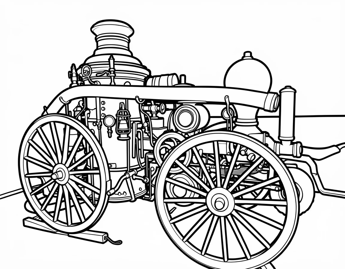 Steamer Coloring Page
