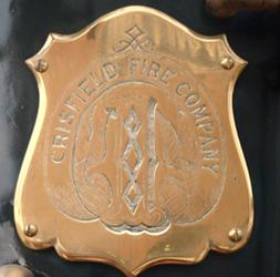 Crisfield Fife Company
Original brass emblem mounted on both sides