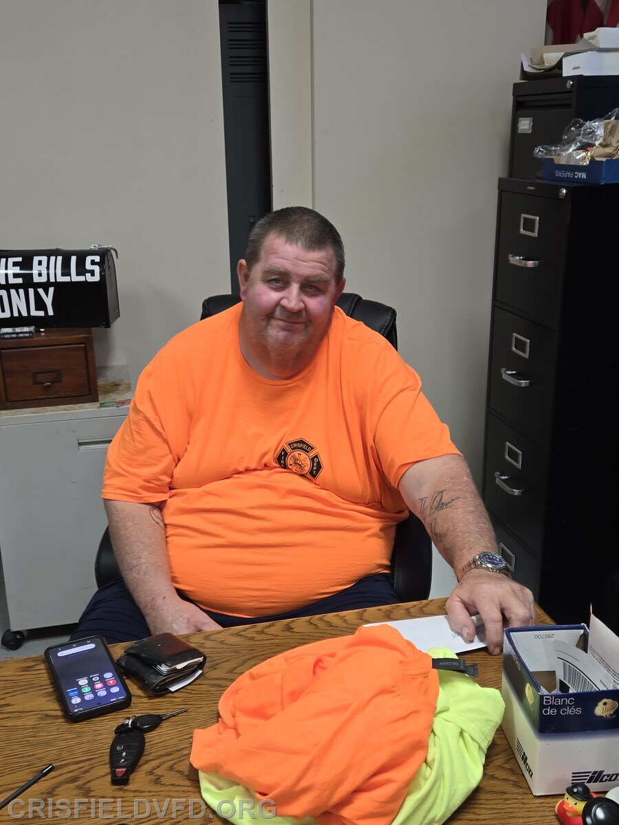 Ronnie Hinman AKA Pork Chop is the chairman of the Sportsman Bash. Thank you for your hard work and dedication